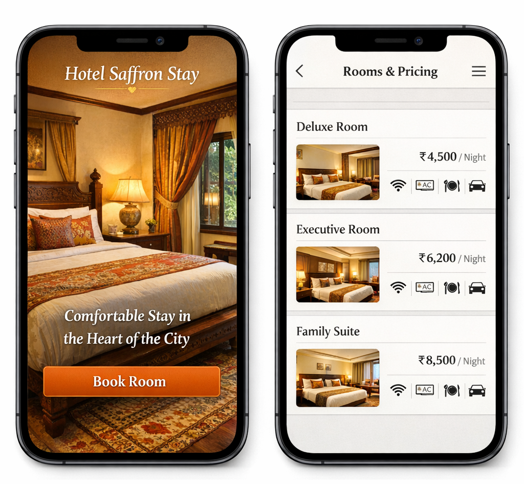 Hotel & Hospitality Website Design