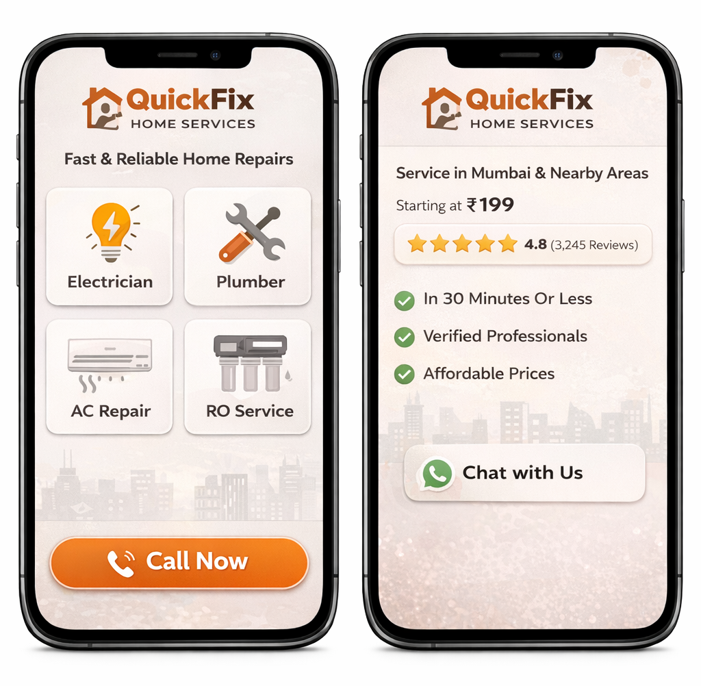 Mobile & Electronics Repair Website Design