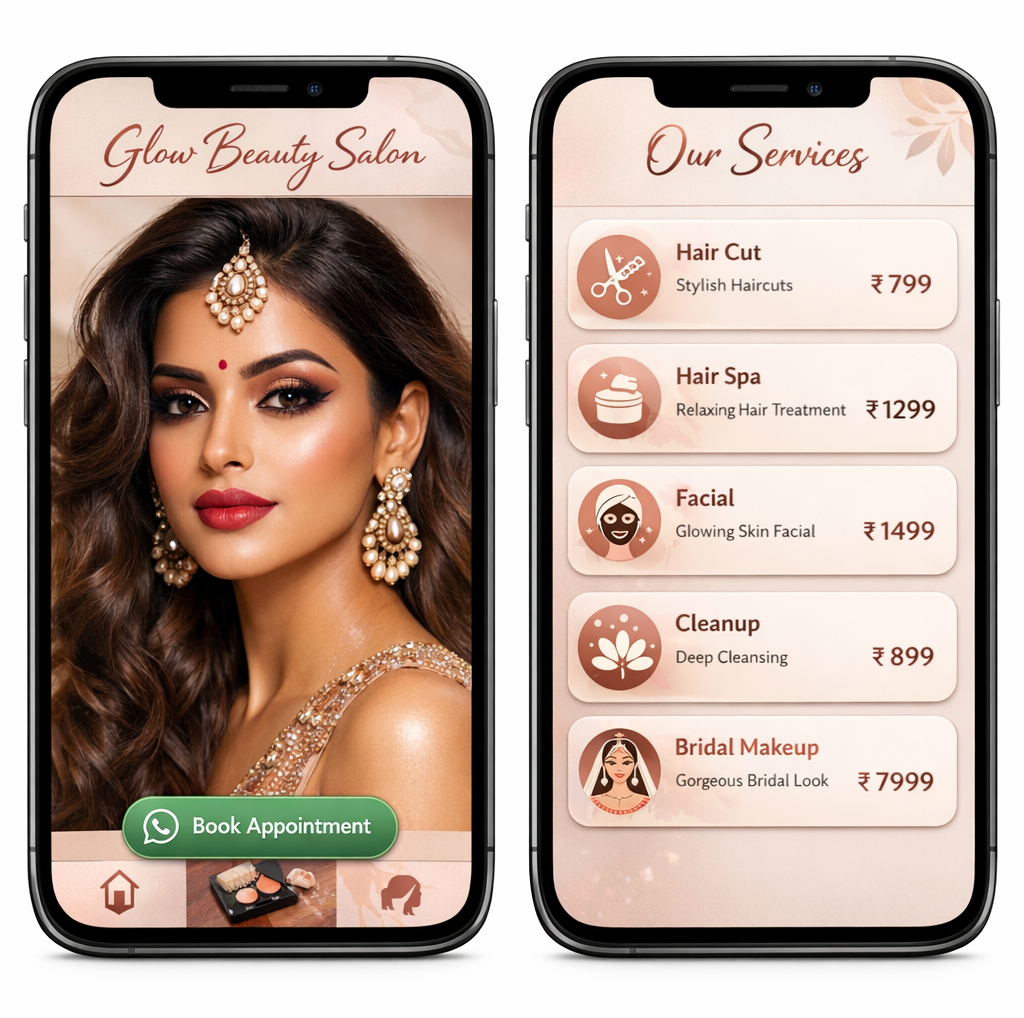 Salon & Spa Website Design